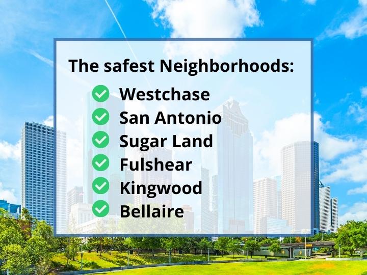 Safest neighborhoods Houston