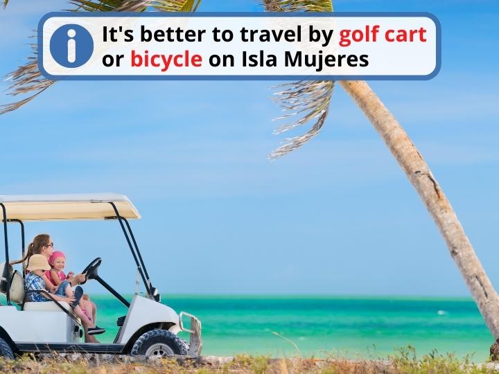 Traffic in Isla Mujeres