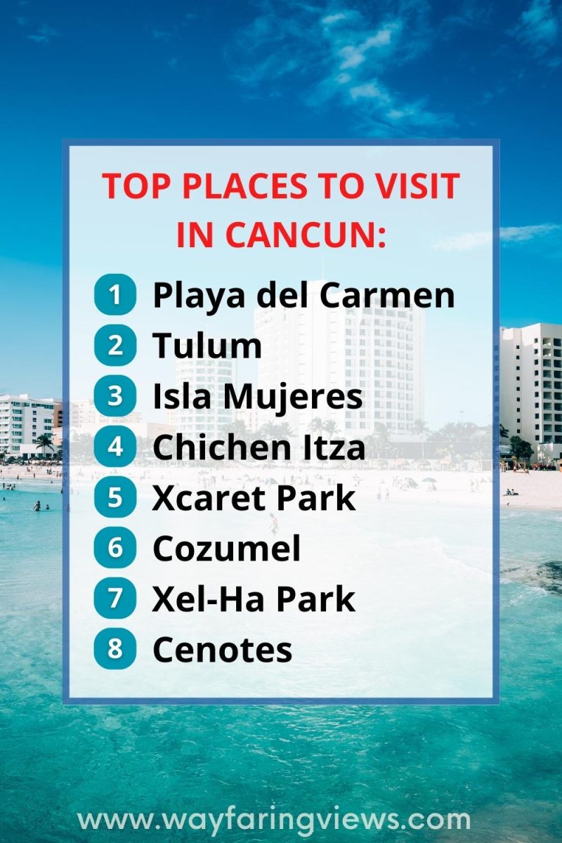 Top places to visit in Cancun