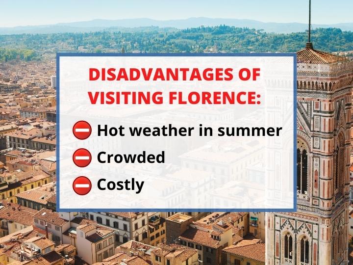 Drawbacks of Visiting Florence