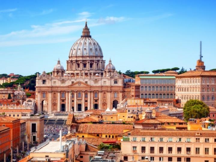St. Peter's Basilica Dome in Rome