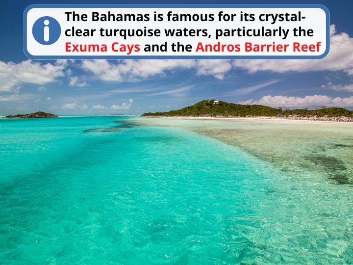 Waters in the Bahamas