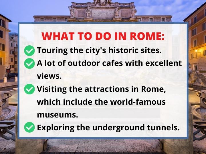 What to do in Rome