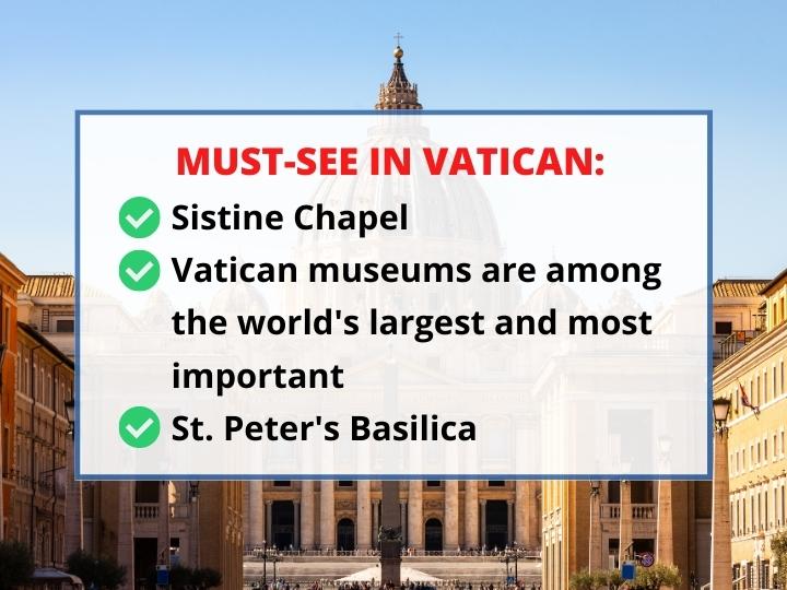 Must-see in Vatican