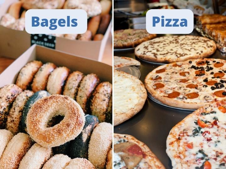 New York's Bagels and Pizza
