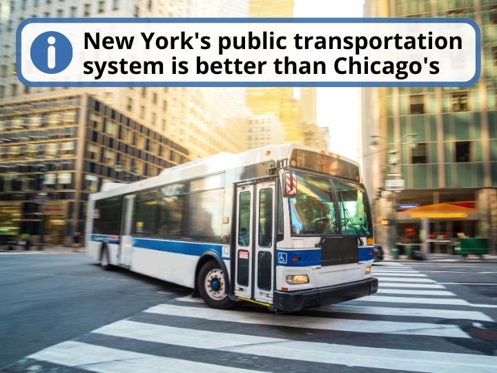 Chicago vs NYC: Public Transportation