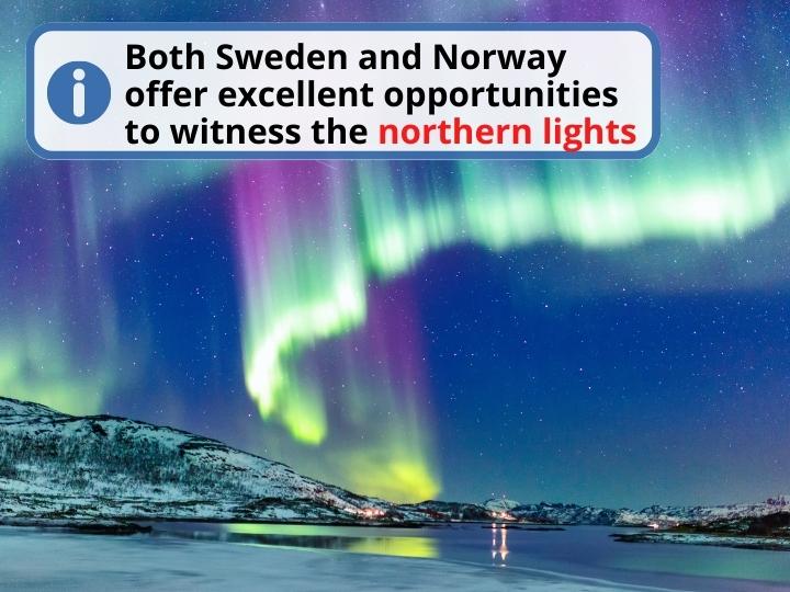Sweden vs Norway for Experiencing the Northern Lights