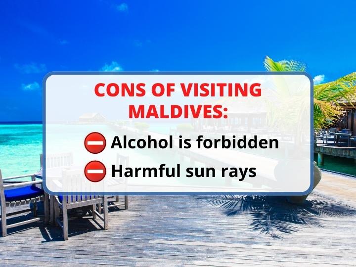 Cons of The Maldives