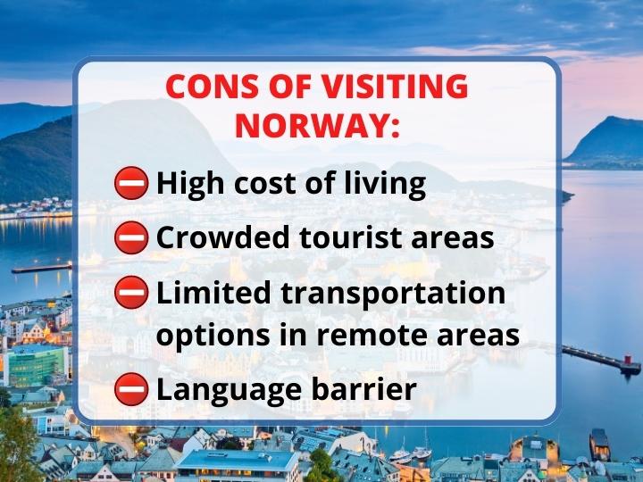 Cons of Visiting Norway