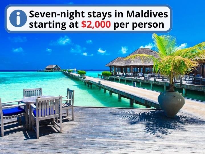  Cost of Visiting Maldives