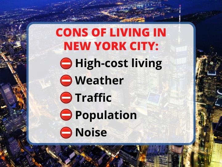 Drawbacks of Living in New York