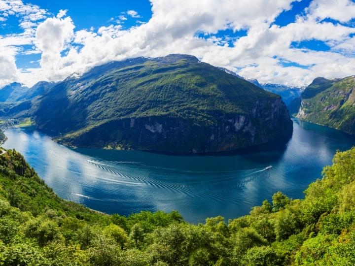 Explore the fjords in Norway