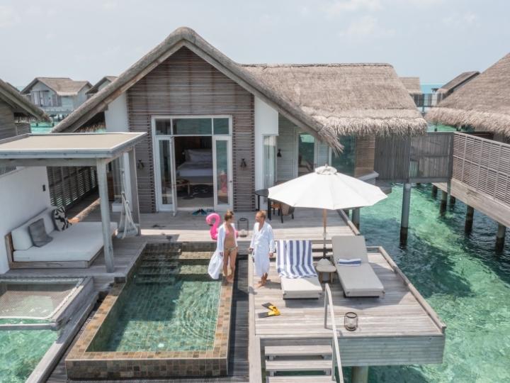 Honeymoon in overwater villa