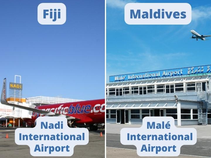 How to embark on Fiji vs Maldives