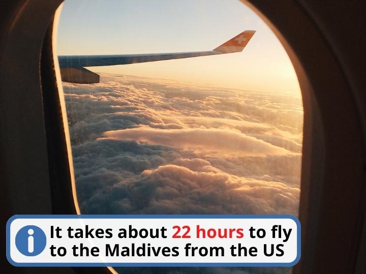 How long is the flight to Maldives