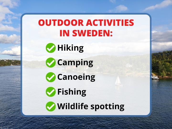 Outdoor Activities in Sweden