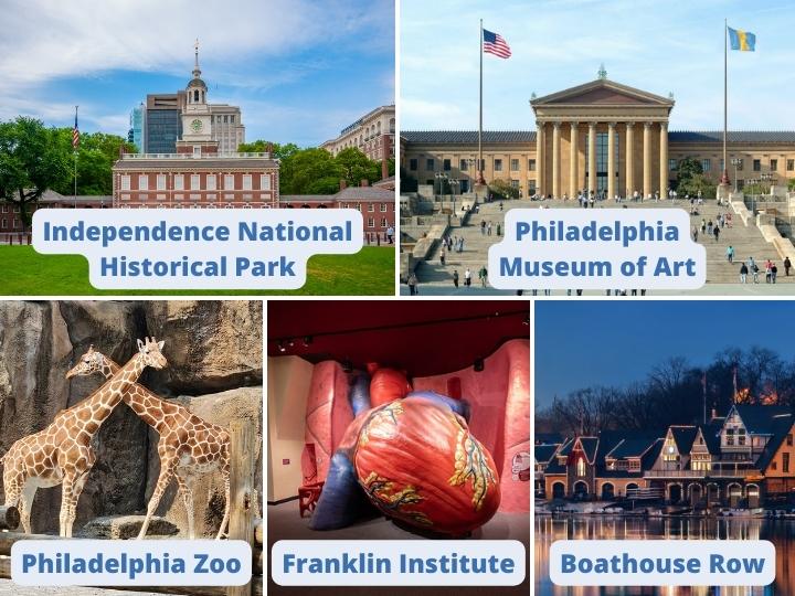 Attractions in Philadelphia