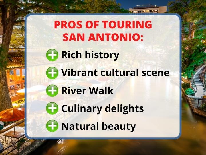 Pros of Touring San Antonio