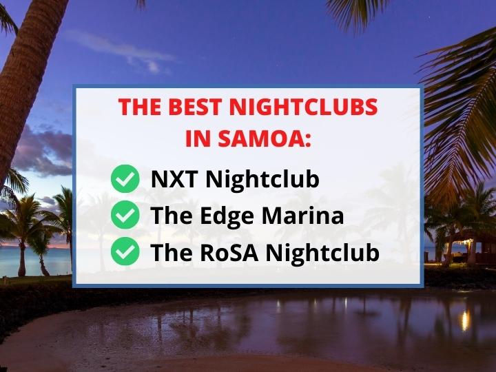 Best nightclubs in Samoa