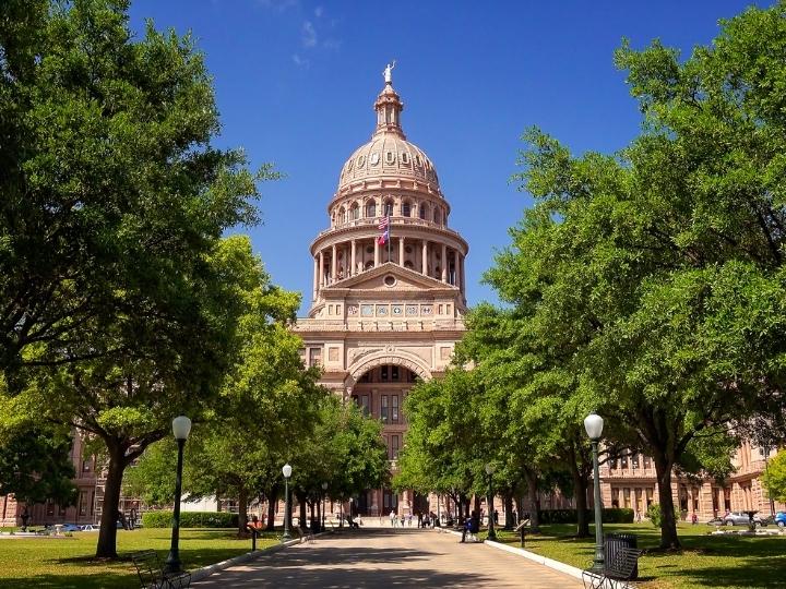 Texas State Capitol in downtown Austin