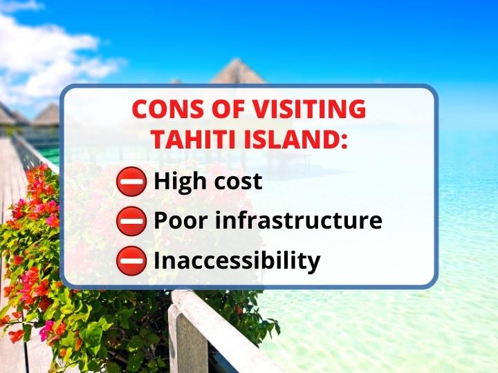 Drawbacks of Visiting the Tahiti Island