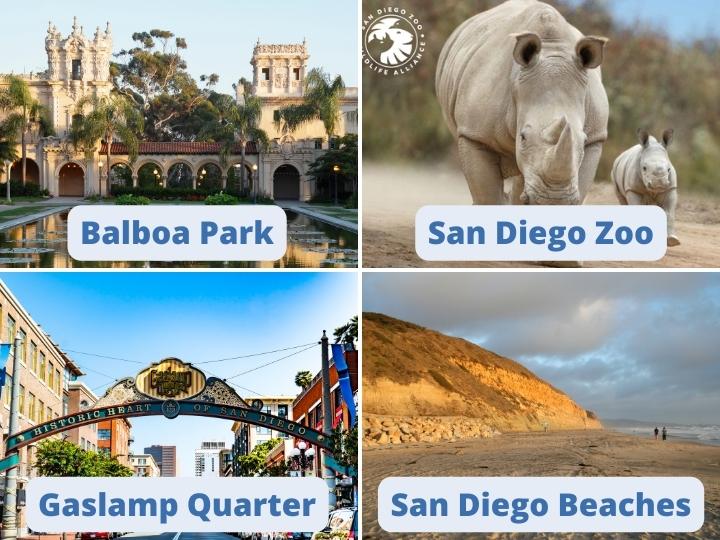 4 Attractions San Diego Boasts