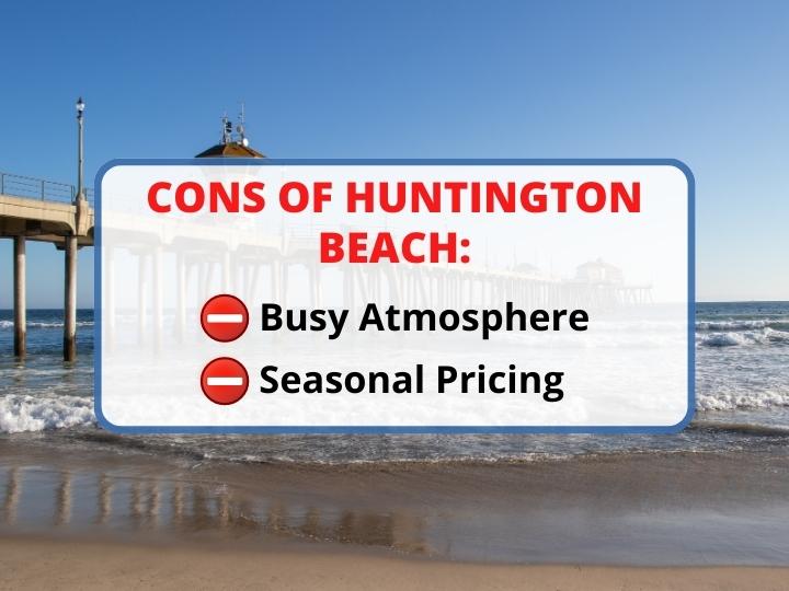 Cons of Huntington Beach
