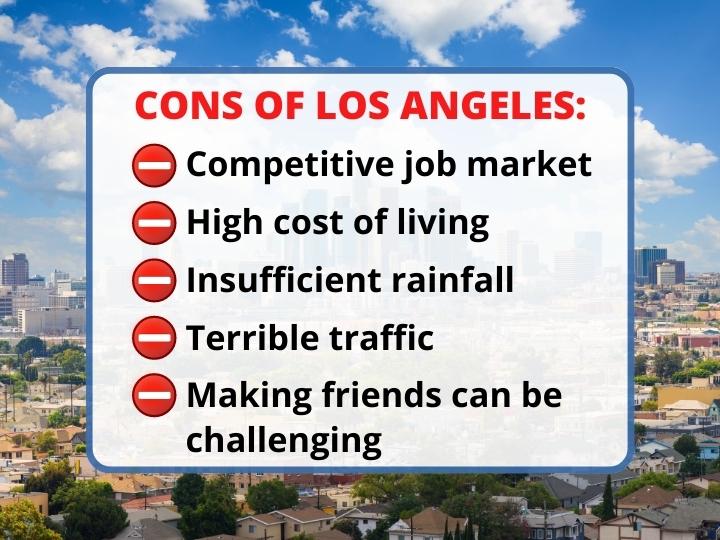 Cons of Living in Los Angeles