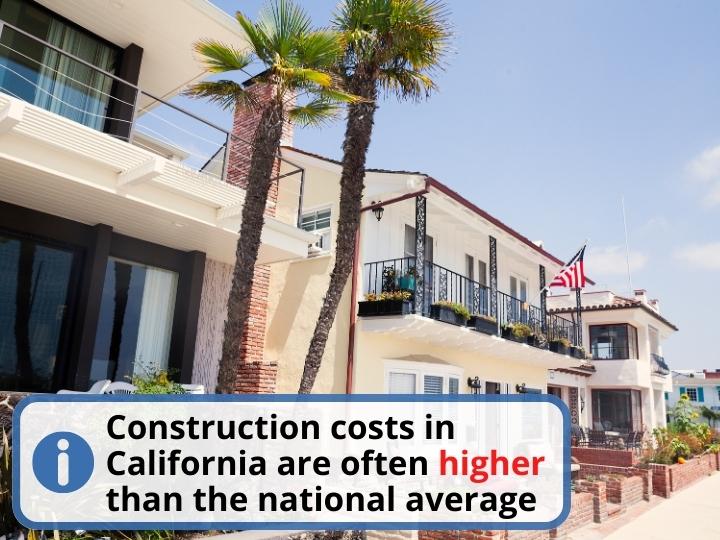 Construction costs in California