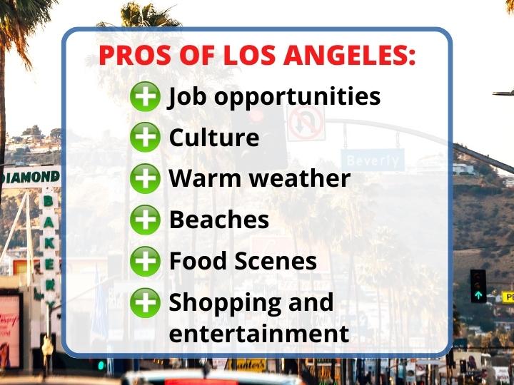 Pros of Living in Los Angeles