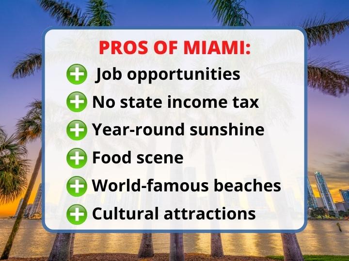 Pros of Moving to Miami