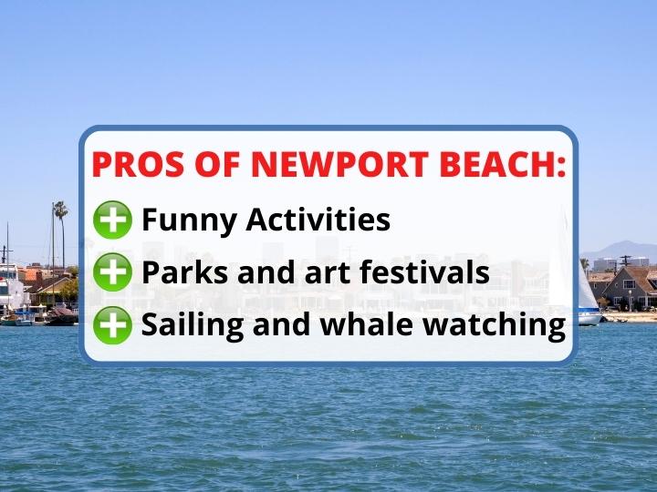 Pros of Newport Beach
