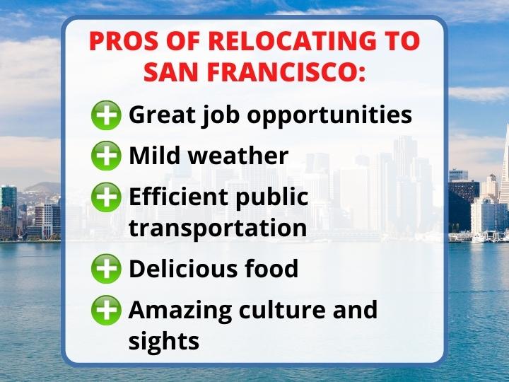 Pros of Relocating to San Francisco