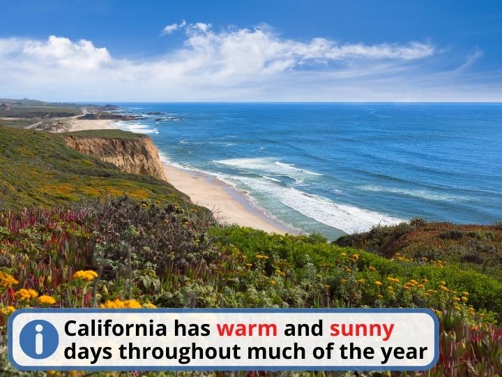 Sunny Climate in California