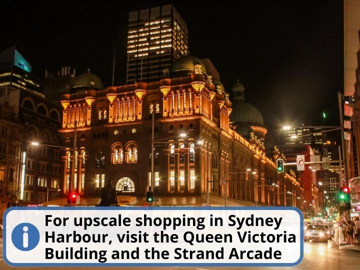 Shopping in Sydney Harbour