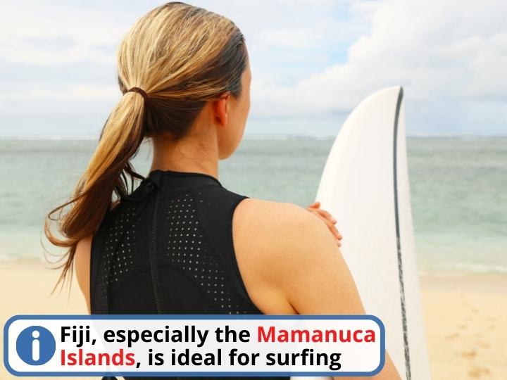 Surfing Fiji