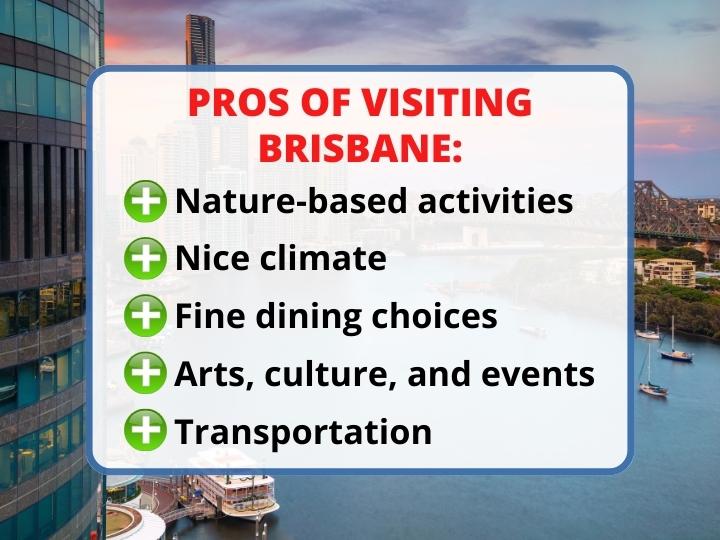 Advantages of Touring Brisbane