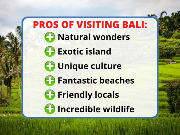 Benefits of Visiting Bali
