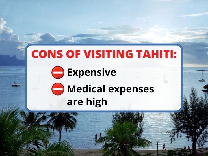 Disadvantages of Visiting Tahiti