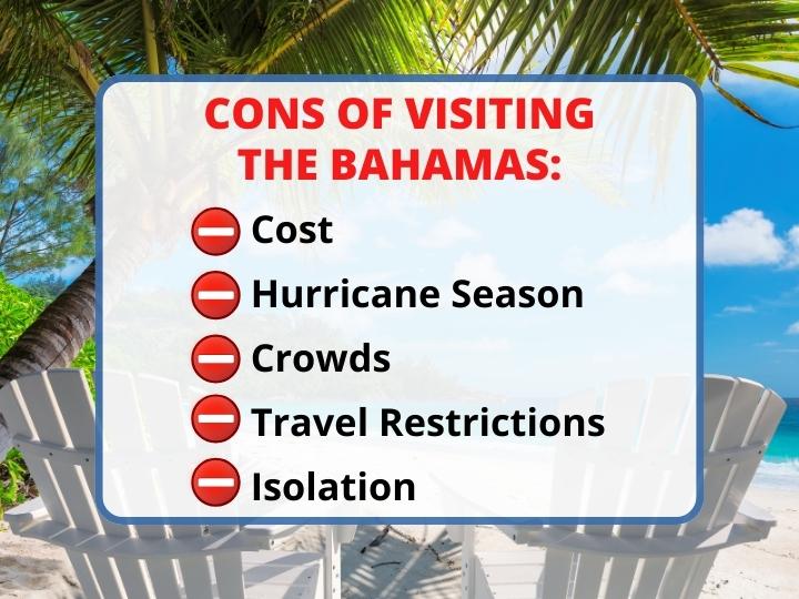 Drawbacks of Visiting the Bahamas