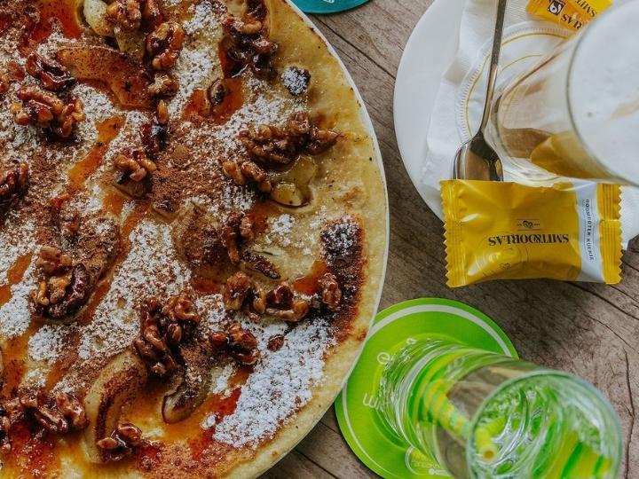 Dutch pancakes at the Dutch Pancakehouse