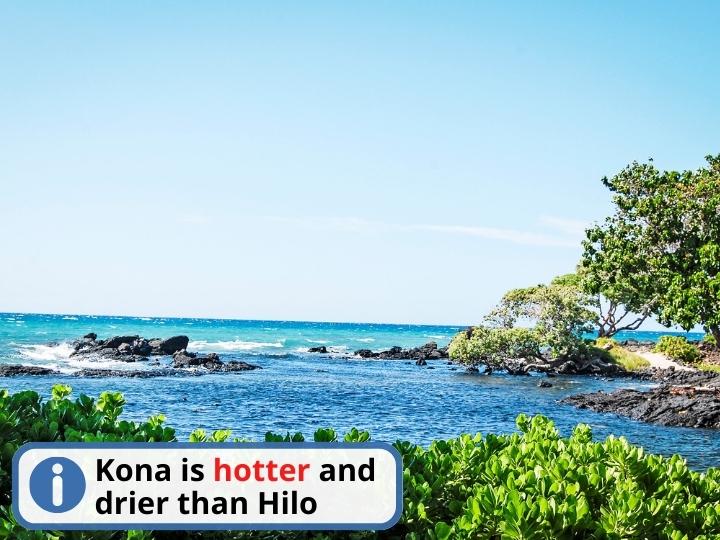 Is Kona Hotter Than Hilo?
