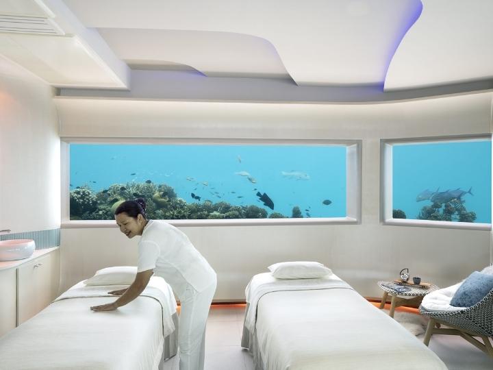 Underwater spas in Maldives