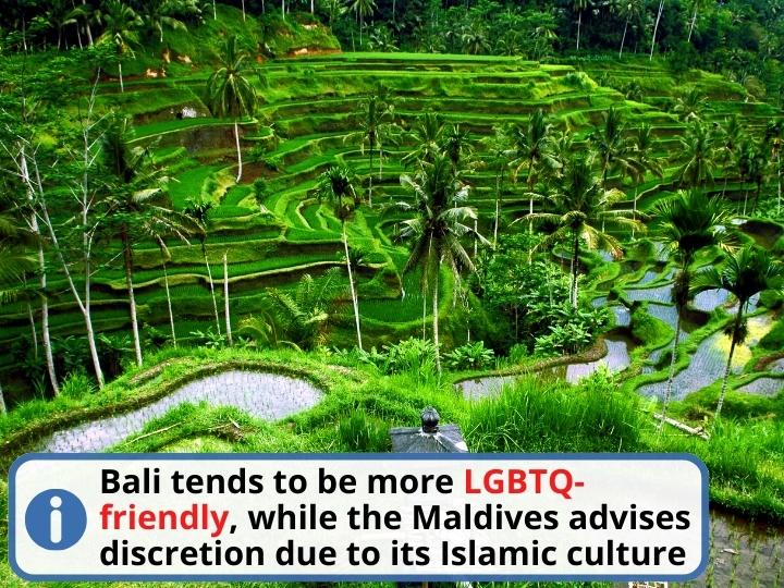 Bali vs Maldives for LGBTQ Travelers