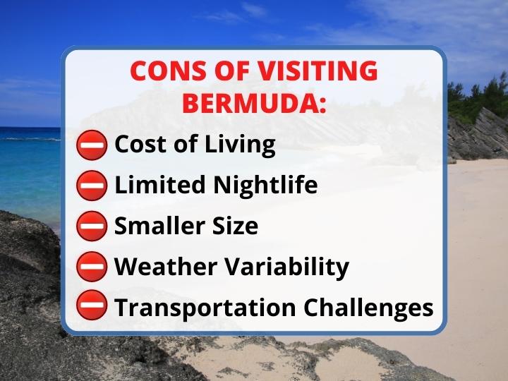 Cons of Visiting Bermuda