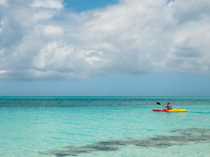 kayaking in Turks and Caicos