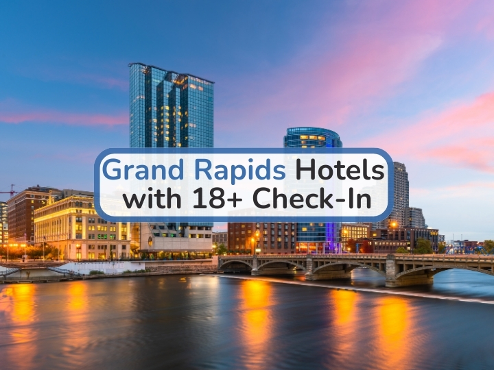 grand rapids michigan hotels with 18 check in