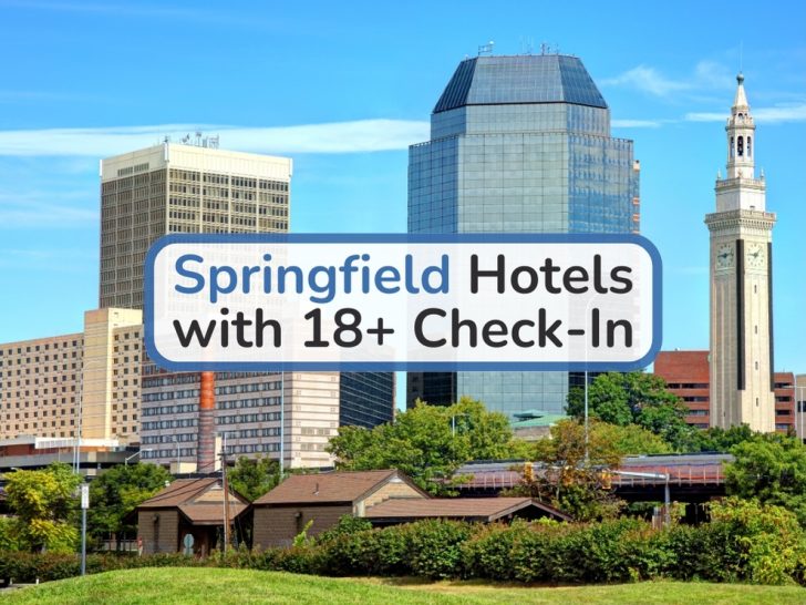 springfield massachusetts hotels with 18 check in