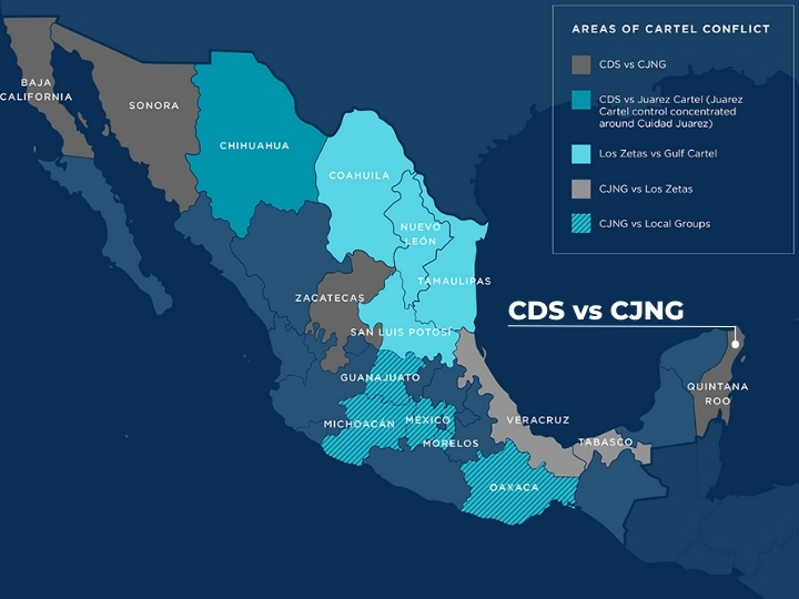 Cartel-related Violence Risk in Cozumel