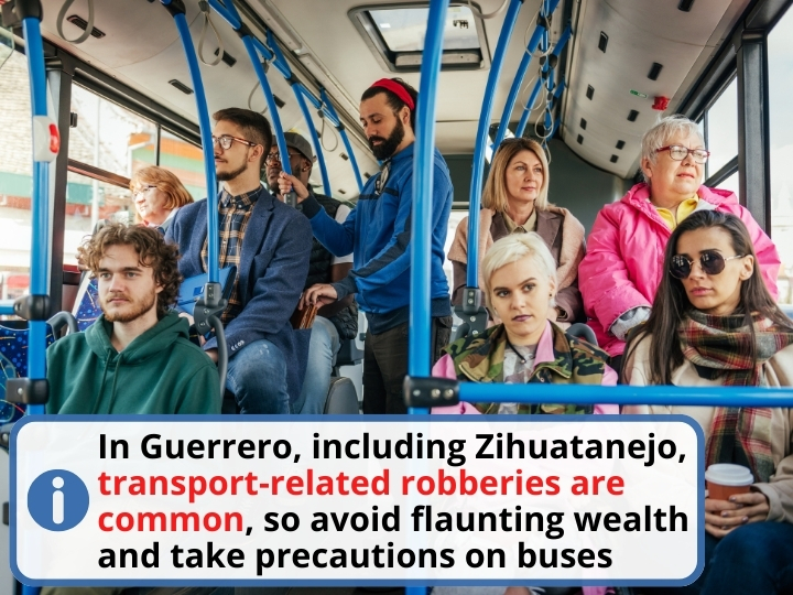 Safety in Buses in Zihuatanejo